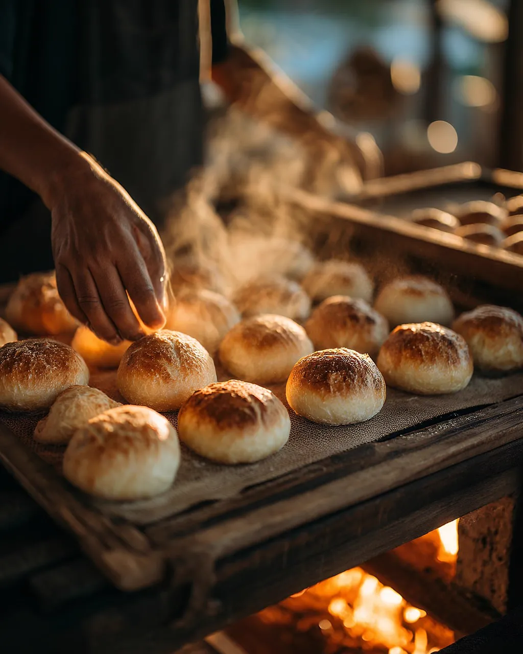 Il pane nasce accanto al fuoco