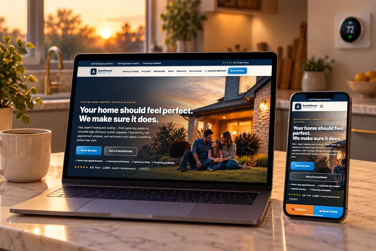 AeroHaven — Impianti di climatizzazione · Servizi per la casa · Austin, Texas