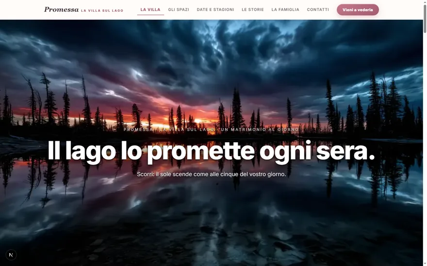 Promessa — Villa per matrimoni